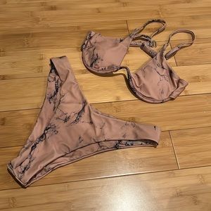 SHEIN Marble Bikini - BRAND NEW!